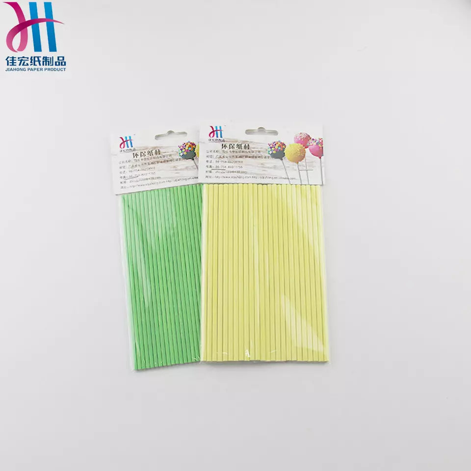 Palitos de papel coloridos Cake Pops ODM