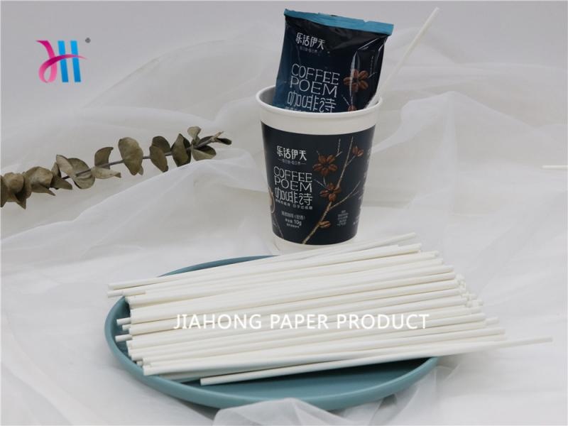 Custom Printed Disposable Paper Coffee Stirring Sticks