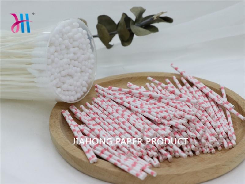 Natural Cotton Swabs Paper Stick